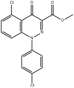 methyl 5-chloro-1-(4-chlorophenyl)-4-oxo-1,4-dihydrocinnoline-3-carboxylate(WXC04292)
