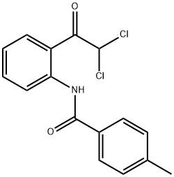 Benzamide,  N-[2-(dichloroacetyl)phenyl]-4-methyl-  (9CI)