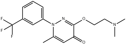 3-(2-dimethylaminoethoxy)-6-methyl-1-[3-(trifluoromethyl)phenyl]pyrida zin-4-one