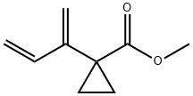 Cyclopropanecarboxylic acid, 1-(1-methylene-2-propenyl)-, methyl ester (9CI)