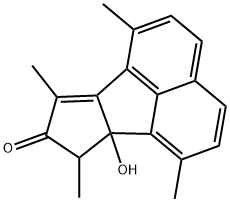 8H-Cyclopent[a]acenaphthylen-8-one, 6b,7-dihydro-6b-hydroxy-1,6,7,9-tetraMethyl-