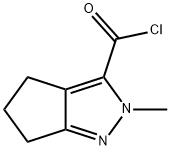 3-Cyclopentapyrazolecarbonyl chloride, 2,4,5,6-tetrahydro-2-methyl- (9CI)