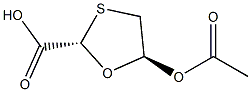 反-5-乙酰氧基-1,3-噁噻戊环-2-羧酸