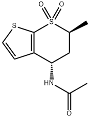 N-[(4S,6S)-5,6-二氢-6-甲基-4H-噻吩并[2,3-B]噻喃-4-基]乙酰胺-7,7-二氧化物