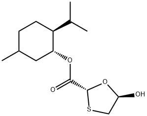 (2R,5R)-5-羟基-1,3-氧硫杂环-2-羧酸 (1R,2S,5R)-5-甲基-2-异丙基环己酯