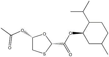 (1R,2S,5R)-2-异丙基-5-甲基环己基(2R,5S)-5-乙酰氧基-1,3-恶噻戊环-2-羧酸酯