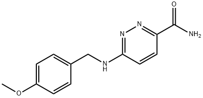 3-Pyridazinecarboxamide, 6-[[(4-methoxyphenyl)methyl]amino]-