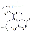 methyl 2-(difluoromethyl)-5-(4,5-dihydro-1,3-thiazol-2-yl)-4-(2-methyl propyl)-6-(trifluoromethyl)pyridine-3-carboxylate