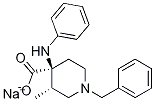 cis-3-Methyl-4-(phenylaMino)-1-(phenylMethyl)-4-piperidinecarboxylic Acid MonosodiuM Salt