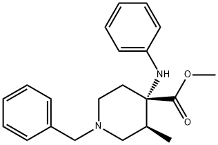 cis-3-Methyl-4-(phenylaMino)-1-(phenylMethyl)-4-piperidinecarboxylic Acid Methyl Ester