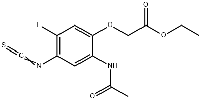 ethyl (2-acetylamino-5-fluoro-4-isothiocyanatophenoxy)acetate