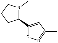 Isoxazole, 3-methyl-5-[(2R)-1-methyl-2-pyrrolidinyl]- (9CI)