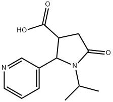 1-Isopropyl-5-oxo-2-pyridin-3-yl-pyrrolidine-3-carboxylic acid