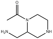2-Piperazinemethanamine, 1-acetyl- (9CI)