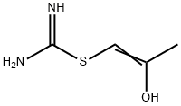 Carbamimidothioic acid, 2-hydroxy-1-propenyl ester (9CI)