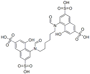 4,4'-(1,6-hexanediylbis(carbonylamino))bis(5-hydroxy-2,7-naphthalenedisulfonic acid)