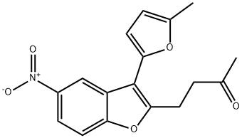 4-[3-(5-methylfuran-2-yl)-5-nitro-1-benzofuran-2-yl]butan-2-one