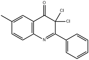4(3H)-Quinolinone,  3,3-dichloro-6-methyl-2-phenyl-