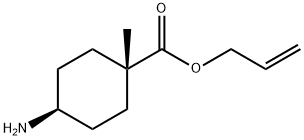 Cyclohexanecarboxylic acid, 4-amino-1-methyl-, 2-propenyl ester, trans- (9CI)