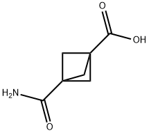 Bicyclo[1.1.1]pentane-1-carboxylic acid, 3-(aminocarbonyl)- (9CI)