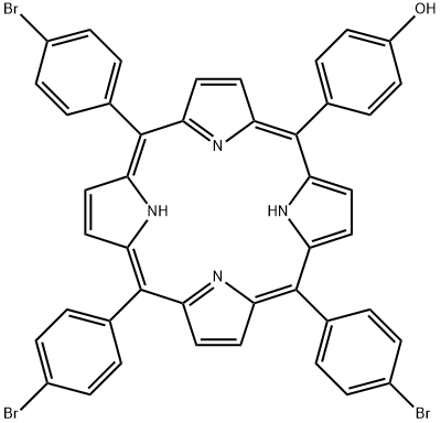 4-(10,15,20-三(4-溴苯基)卟啉-5-基)苯酚
