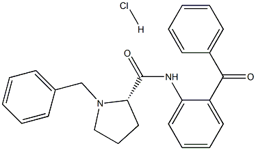(S)-N-(2-苯甲酰基苯基)-1-苄基吡咯烷-2-甲酰胺盐酸盐