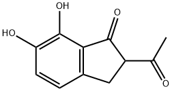 1H-Inden-1-one, 2-acetyl-2,3-dihydro-6,7-dihydroxy- (9CI)