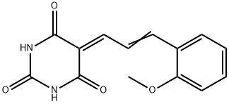 2,4,6(1H,3H,5H)-Pyrimidinetrione, 5-[3-(2-methoxyphenyl)-2-propenylidene]-