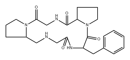 cyclo(glycyl-prolyl-psi(CH2NH)-glycyl-phenylalanyl-prolyl)