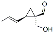 Cyclopropanecarboxaldehyde, 1-(hydroxymethyl)-2-(1-propenyl)-, [1R-[1alpha,2alpha(E)]]- (9CI)