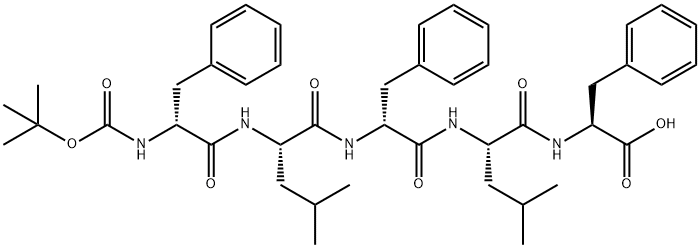 tert-butyloxycarbonyl-phenylalanyl-leucyl-phenylalanyl-leucyl-phenylalanyl-OH