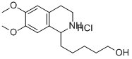 5-(6,7-DIMETHOXY-1,2,3,4-TETRAHYDRO-ISOQUINOLIN-1-YL)-PENTAN-1-OL HYDROCHLORIDE