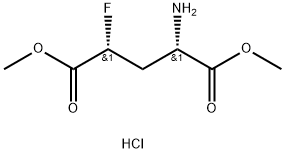 D-Glutamic acid, 4-fluoro-, dimethyl ester, hydrochloride, (4S)-rel- (9CI)