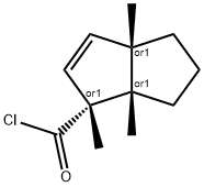 1-Pentalenecarbonyl chloride, 1,3a,4,5,6,6a-hexahydro-1,3a,6a-trimethyl-, (1alpha,3abeta,6abeta)- (9CI)