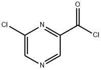 Pyrazinecarbonyl chloride, 6-chloro- (9CI)