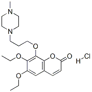 6,7-diethoxy-8-[3-(4-methylpiperazin-1-yl)propoxy]chromen-2-one hydroc hloride