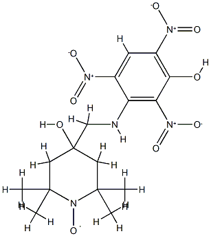 4-hydroxy-2,2,6,6-tetramethyl-4-(3-picrylaminomethyl)piperidine N-oxide