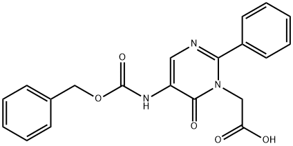6-Oxo-2-phenyl-5-[[(phenylmethoxy)carbonyl]amino]-1(6H)-pyrimidineacetic acid
