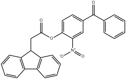 4-benzoyloxy-2-nitrophenyl 9-fluorene acetate