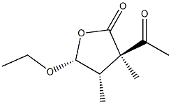 2(3H)-Furanone,3-acetyl-5-ethoxydihydro-3,4-dimethyl-,(3alpha,4bta,5bta)-(9CI)