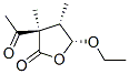 2(3H)-Furanone,3-acetyl-5-ethoxydihydro-3,4-dimethyl-,(3alpha,4alpha,5alpha)-(9CI)