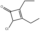 2-Cyclobuten-1-one,  4-chloro-2,3-diethyl-