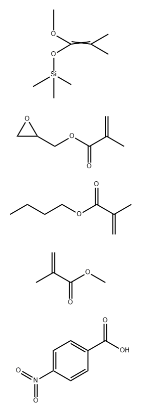 Butyl 2-methyl-2-propenoate polymer with [(1-methoxy-2-methyl-1-propenyl)oxy]trimethylsilane, methyl 2-methyl-2-propenoate and oxiranylmethyl 2-methyl-2-propenoate, 4-nitrobenzoate