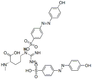 monomethylarginine di-(4-hydroxyazobenzene-4'-sulfonate)