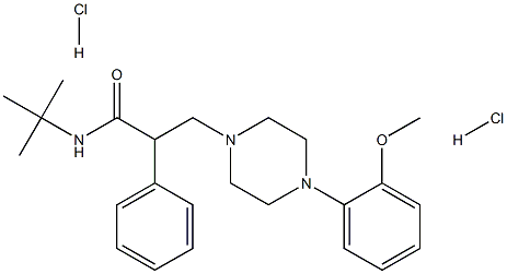 N-tert-Butyl-3-(4-(2-methoxyphenyl)-piperazin-1-yl) -2-phenylpropanamide dihydrochloride