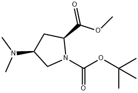 1-(叔丁基)2-甲基(2S,4S)-4-(二甲氨基)吡咯烷-1,2-二羧酸酯