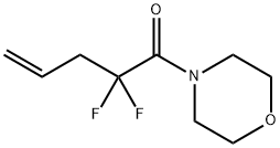 Morpholine, 4-(2,2-difluoro-1-oxo-4-pentenyl)- (9CI)