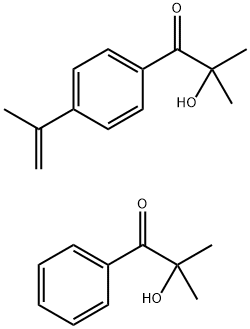 1-Propanone, 2-hydroxy-2-methyl-1-4-(1-methylethenyl)phenyl-, homopolymer, mixt. with 2-hydroxy-2-methyl-1-phenyl-1-propanone