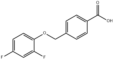 4-[(2,4-difluorophenoxy)methyl]benzoic acid