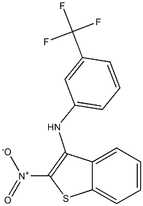 Benzo(b)thiophen-3-amine, 2-nitro-N-(3-(trifluoromethyl)phenyl)-